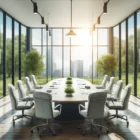 DALL·E 2024-05-15 15.09.26 &#8211; Create a wide, realistic-style banner for a blog about effective meetings and workshops, without any text. The image should depict a modern conference