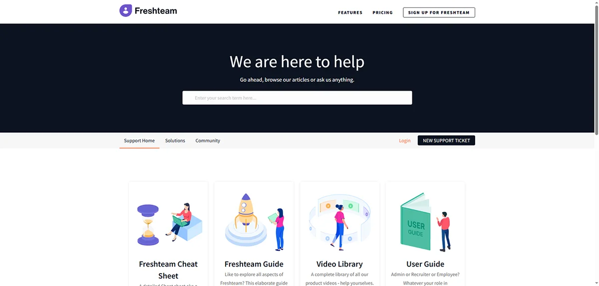 Freshteam-mainpage