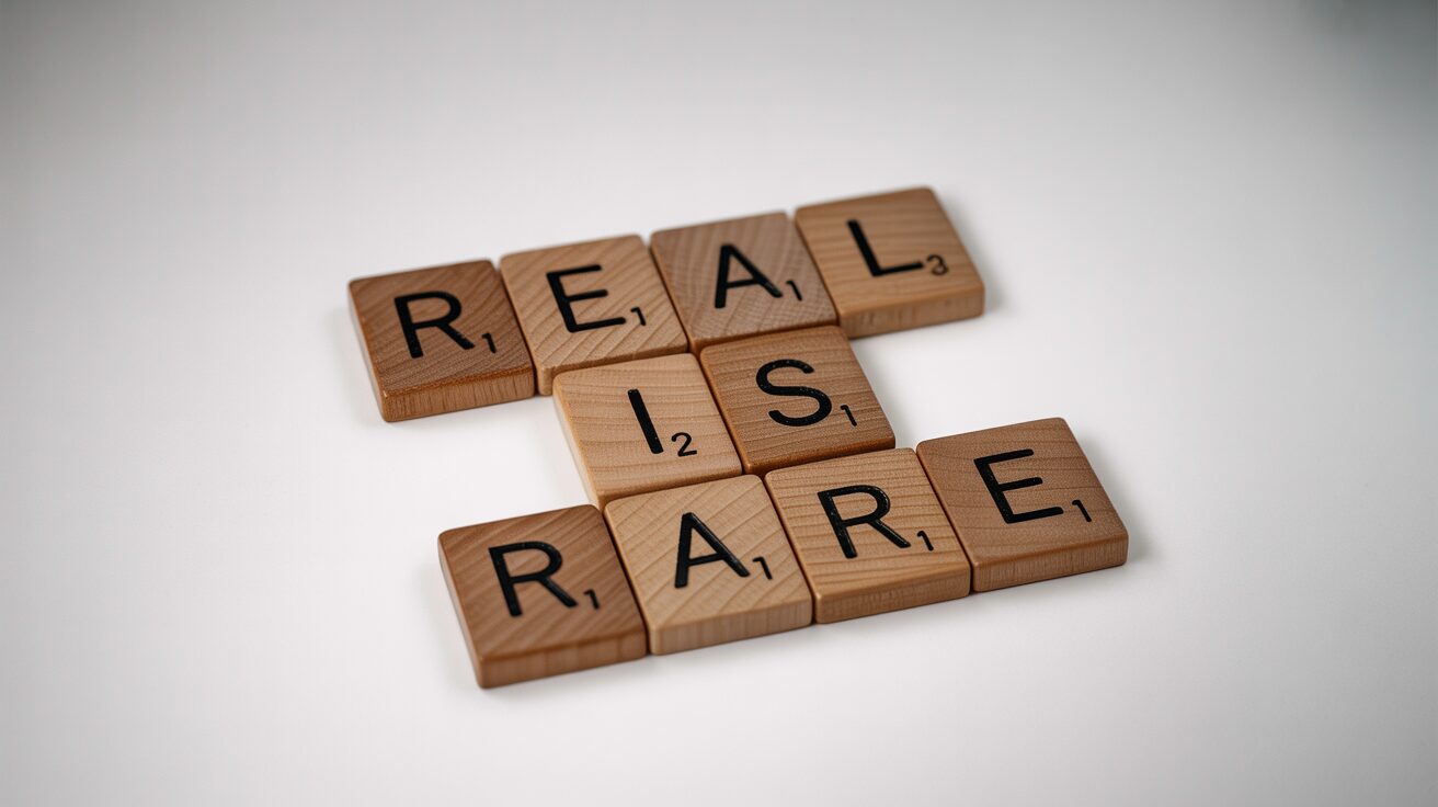 Authenticity is rare