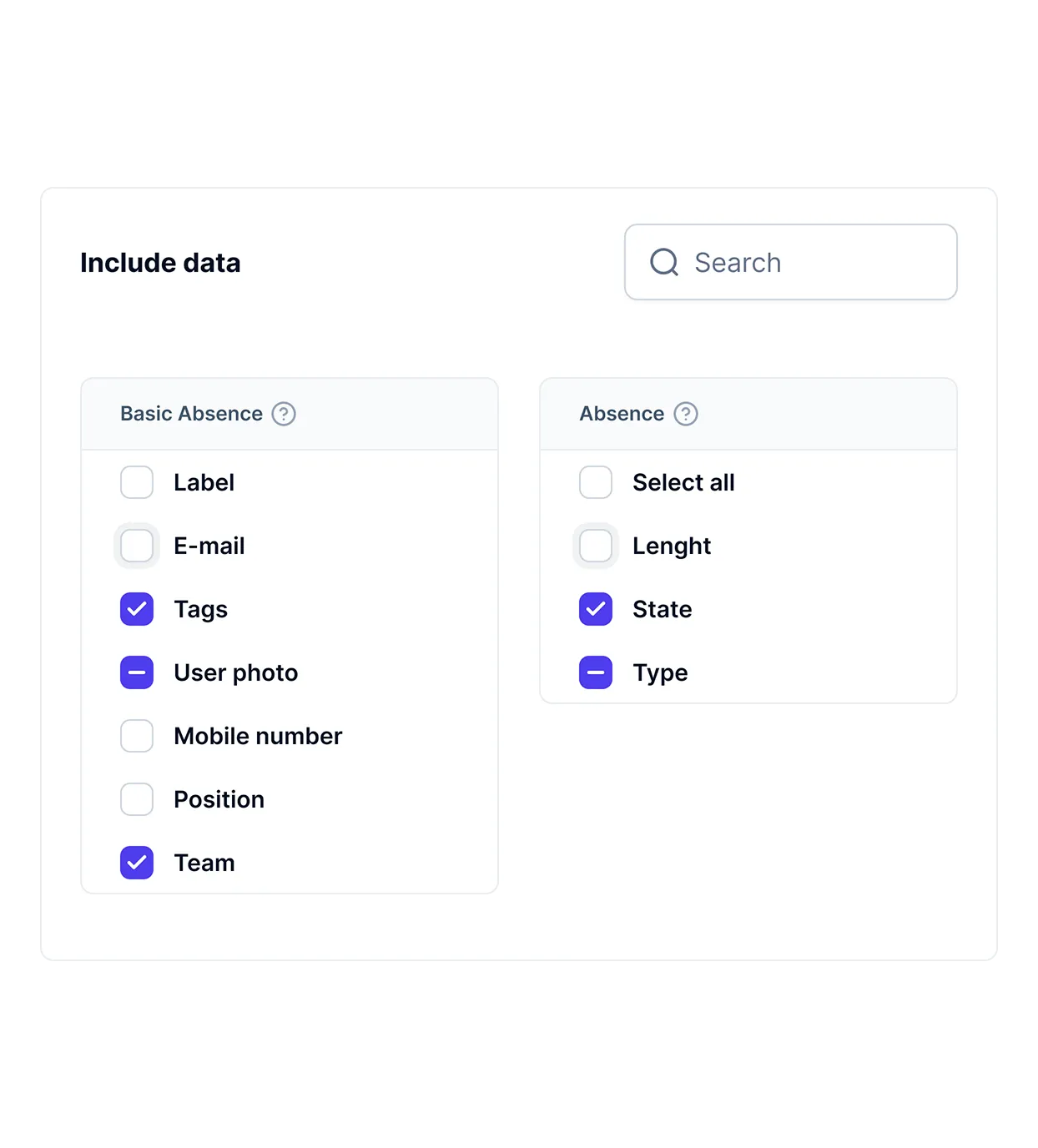Data sources reports