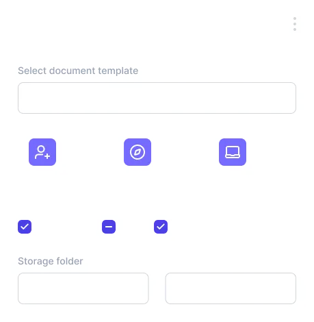 Documents to sign