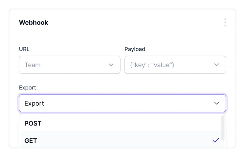 Webhooks Sloneek