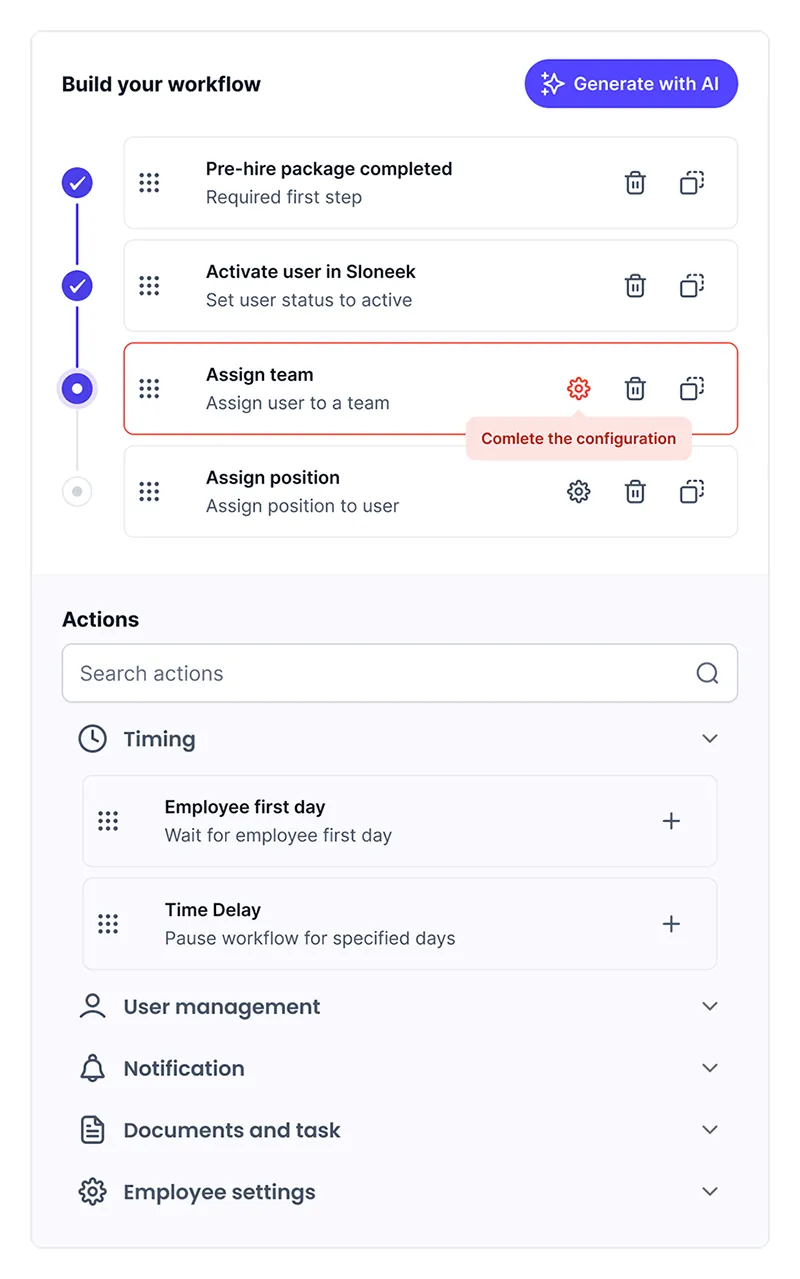 Workflow builder