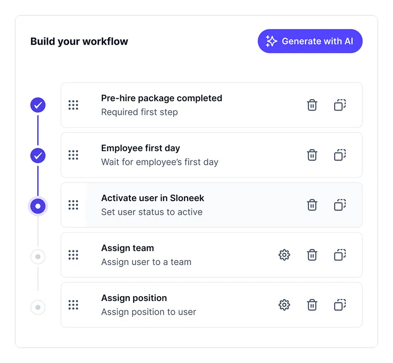 Workflow launch